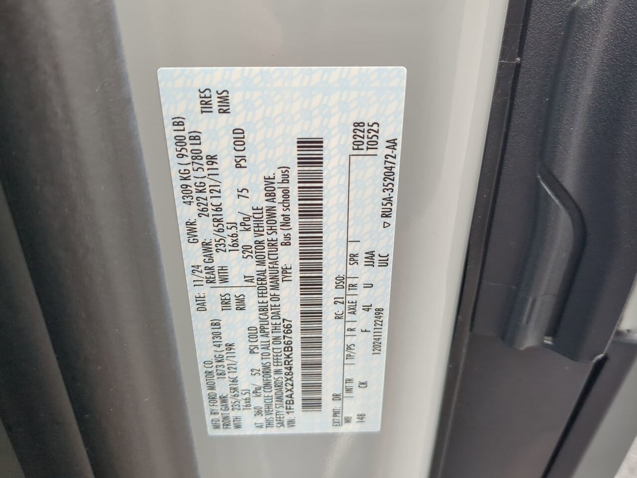 2024 Ford Transit Passenger Wagon XLT Winder GA