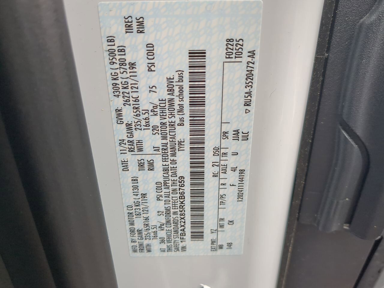 2024 Ford Transit Passenger Wagon XLT Winder GA