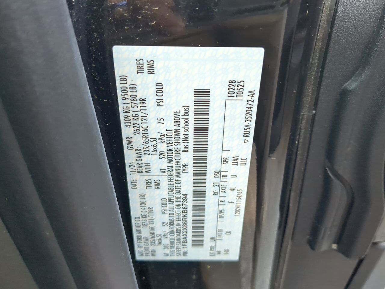 2024 Ford Transit Passenger Wagon XLT Winder GA