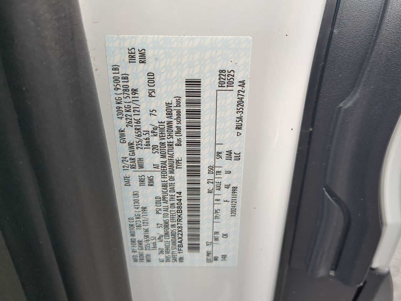 2024 Ford Transit Passenger Wagon XLT Winder GA