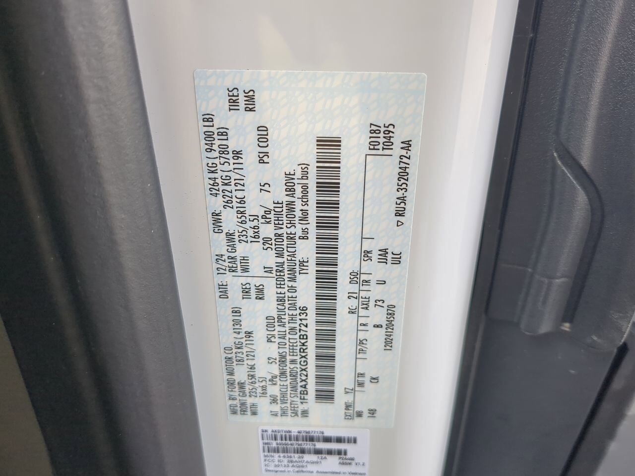 2024 Ford Transit Passenger Wagon XLT Winder GA