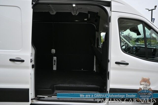 2024 Ford Transit T-350 High Rooftop Cargo Van / AWD / 148 Wheelbase / Load Area Protection Pkg / Lane Depart & Forward Collision Alert / Bluetooth / Backup Camera / Keyless Entry / Low Miles / Tow Pkg / 1-Owner Anchorage AK