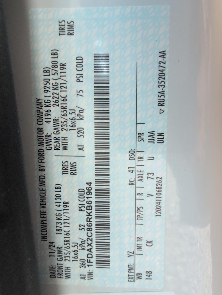 2024 Ford WHEELCHAIR VANS Transit Johnstown NY