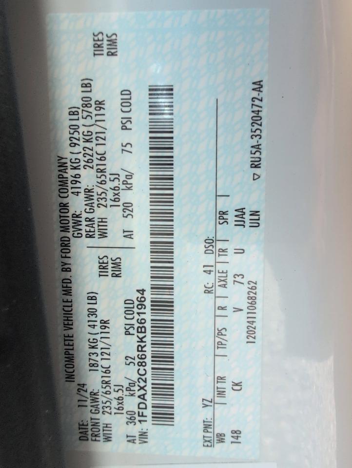 2024 Ford WHEELCHAIR VANS Transit Johnstown NY