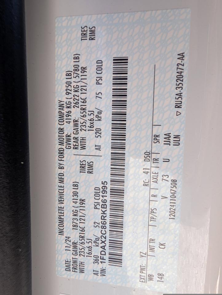 2024 Ford WHEELCHAIR VANS Transit Johnstown NY