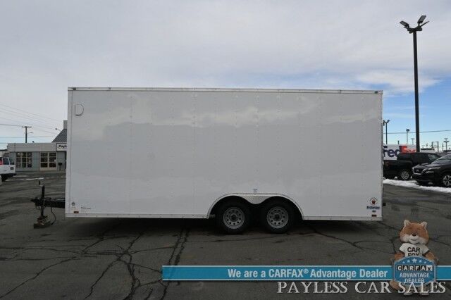 2024 Forest River Continental Cargo / 20' Enclosed Trailer / V-Series / Extended Height / Tandem Axle / Low Profile Loading Ramp /