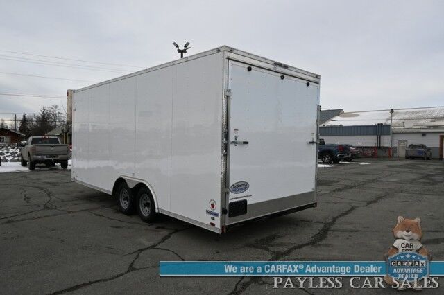 2024 Forest River Continental Cargo / 20' Enclosed Trailer / V-Series / Extended Height / Tandem Axle / Low Profile Loading Ramp / Wasilla AK