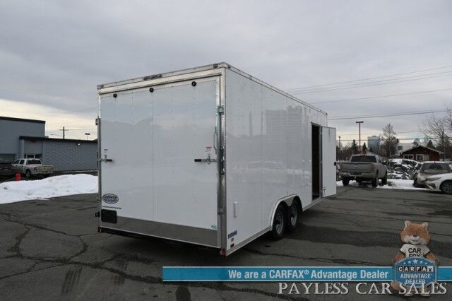2024 Forest River Continental Cargo / 20' Enclosed Trailer / V-Series / Extended Height / Tandem Axle / Low Profile Loading Ramp / Wasilla AK