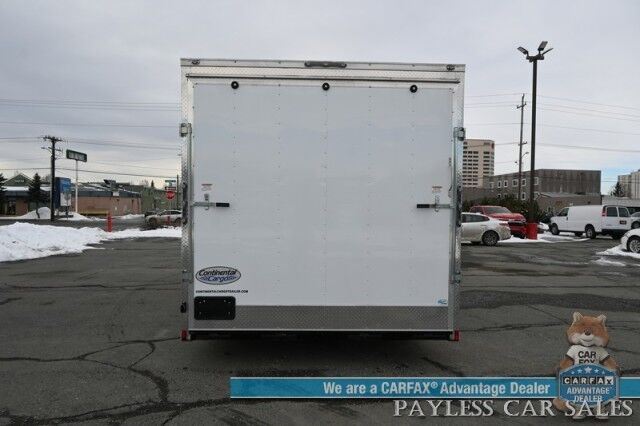 2024 Forest River Continental Cargo / 20' Enclosed Trailer / V-Series / Extended Height / Tandem Axle / Low Profile Loading Ramp / Anchorage AK