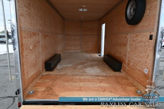 2024 Forest River Continental Cargo / 20' Enclosed Trailer / V-Series / Extended Height / Tandem Axle / Low Profile Loading Ramp / Anchorage AK
