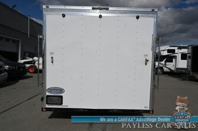 2024 Forest River Continental Cargo Utility Trailer / 20' Enclosed Trailer / V-Series / Extended Height / Tandem Axle / Low Profile Anchorage AK