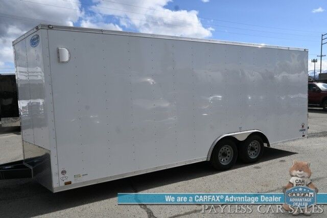 2024 Forest River Continental Cargo Utility Trailer / 20' Enclosed Trailer / V-Series / Extended Height / Tandem Axle / Low Profile Anchorage AK