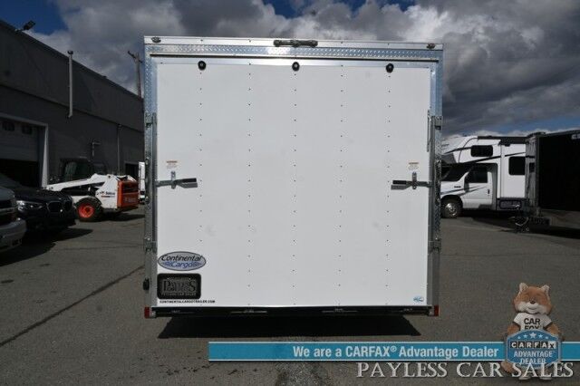 2024 Forest River Continental Cargo Utility Trailer / 20' Enclosed Trailer / V-Series / Extended Height / Tandem Axle / Low Profile Anchorage AK