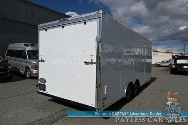 2024 Forest River Continental Cargo Utility Trailer / 20' Enclosed Trailer / V-Series / Extended Height / Tandem Axle / Low Profile Anchorage AK
