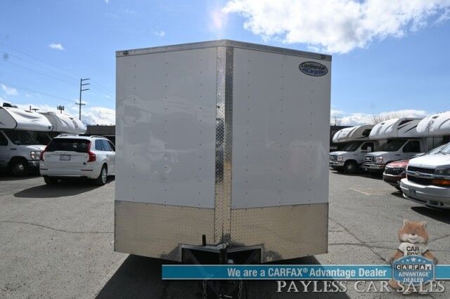 2024 Forest River Continental Cargo Utility Trailer / 20' Enclosed Trailer / V-Series / Extended Height / Tandem Axle / Low Profile Anchorage AK