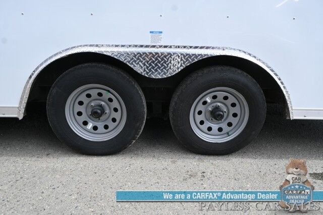 2024 Forest River Continental Cargo Utility Trailer / 20' Enclosed Trailer / V-Series / Extended Height / Tandem Axle / Low Profile Anchorage AK