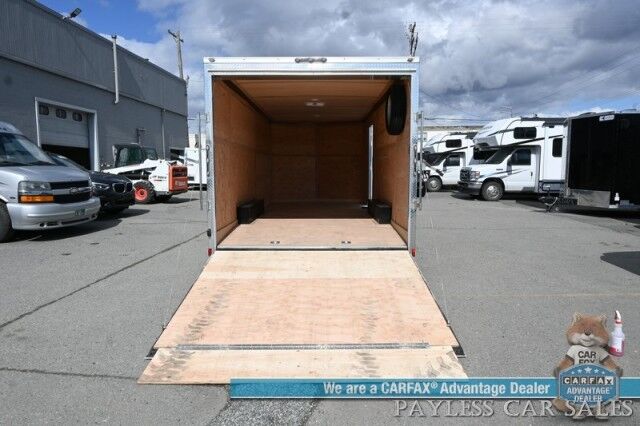 2024 Forest River Continental Cargo Utility Trailer / 20' Enclosed Trailer / V-Series / Extended Height / Tandem Axle / Low Profile Anchorage AK
