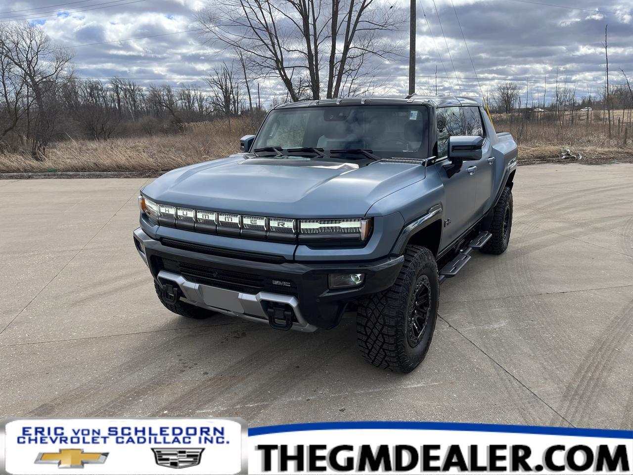 2024 GMC HUMMER EV Pickup 3X e4WD OmegaEdt ExtremeOff-RoadPkg w/24-ModuleUltiumBattery 18sBlackWhels Multi-ProTailgate