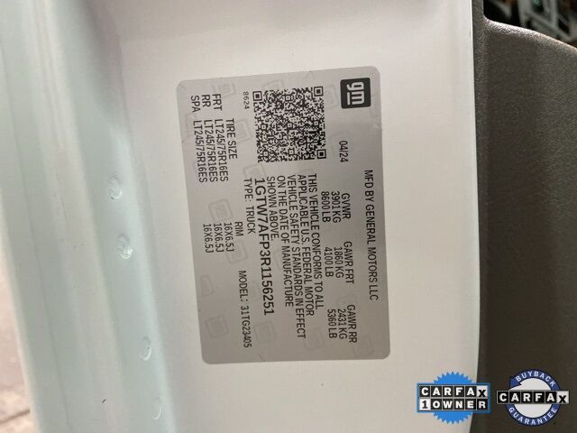 2024 GMC Savana 2500 Work Van Dallas TX