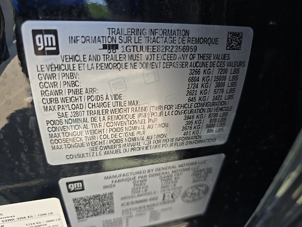 2024 GMC Sierra 1500 4x4 Crew Cab AT4 Minocqua WI