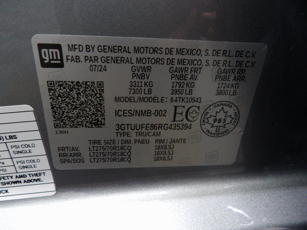 2024 GMC Sierra 1500 4x4 Crew Cab AT4X Fond du Lac WI