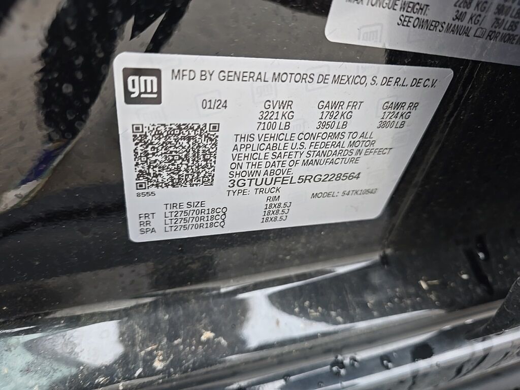 2024 GMC Sierra 1500 4x4 Crew Cab AT4X Minocqua WI