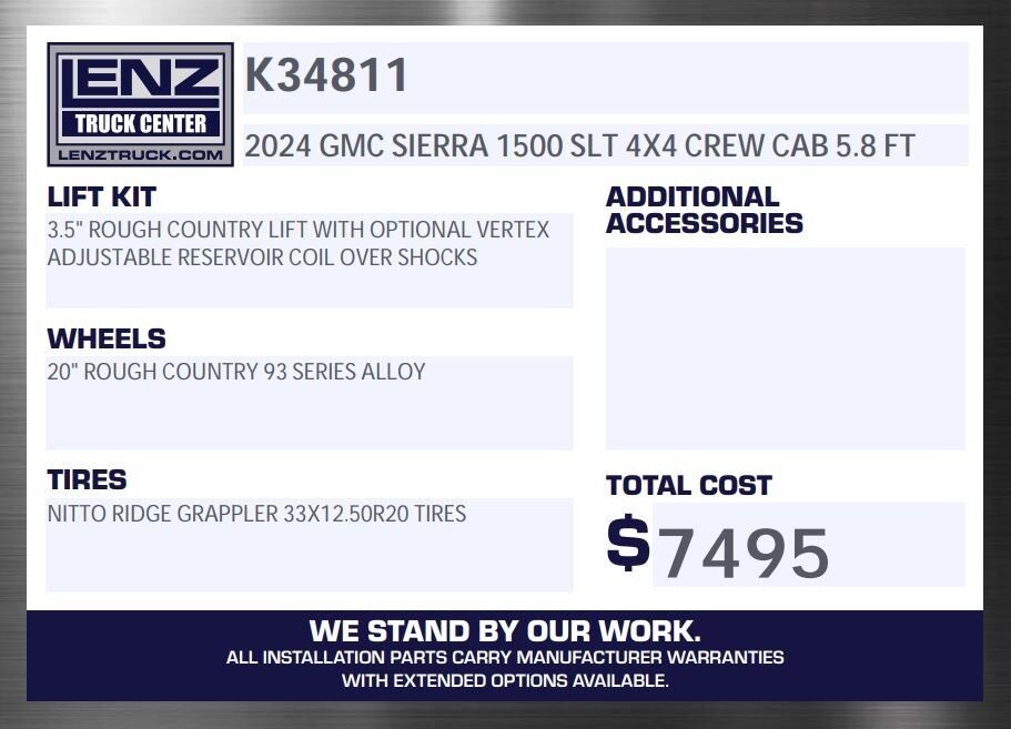 2024 GMC Sierra 1500 4x4 Crew Cab SLT Fond du Lac WI