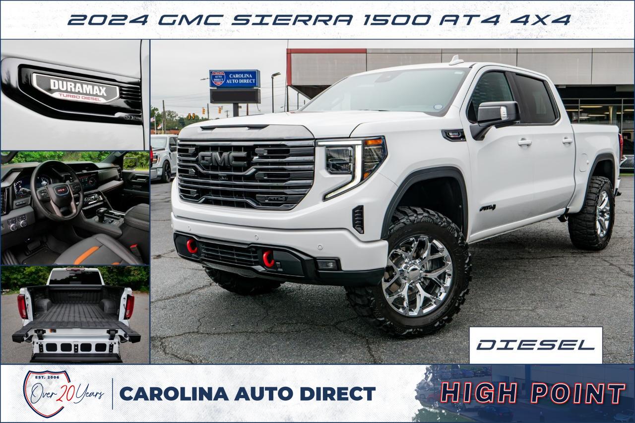2024 GMC Sierra 1500 AT4 4X4 / Duramax Diesel / Technology Package!