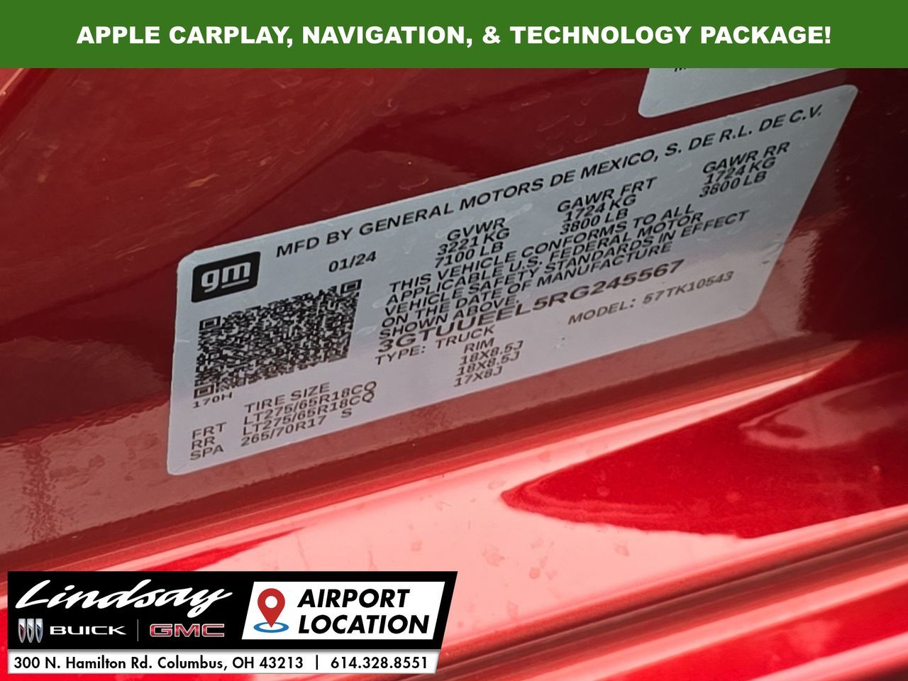 2024 GMC Sierra 1500 AT4 Columbus OH