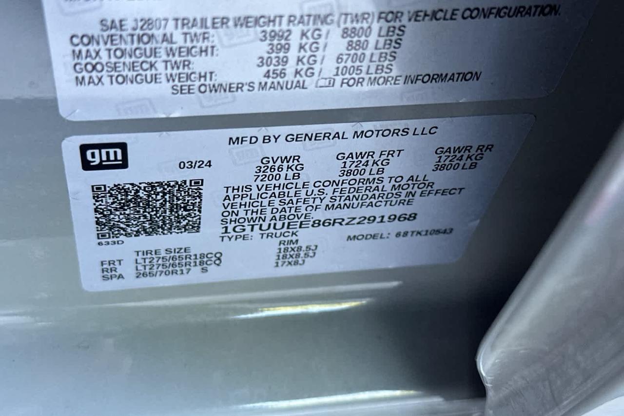 2024 GMC Sierra 1500 AT4 Roseville CA