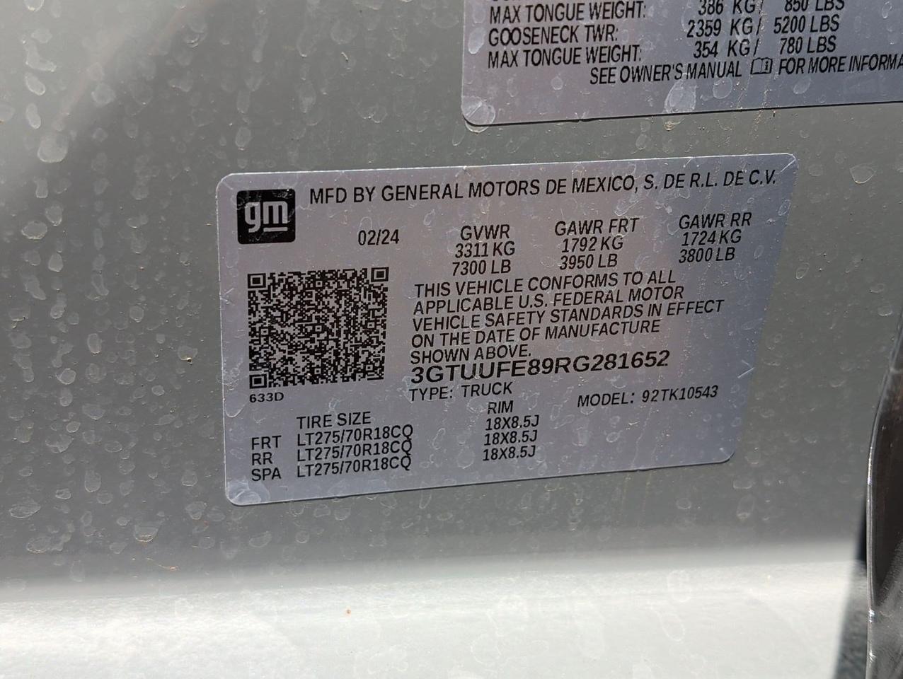 2024 GMC Sierra 1500 AT4X San Juan TX