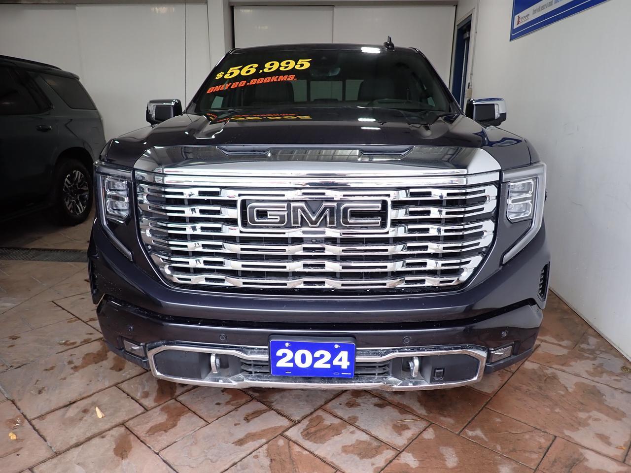 2024 GMC Sierra 1500 Denali 4WD CREW CAB *DIESEL* LEATHER NAVI SUNROOF 5'8" BOX Listowel ON