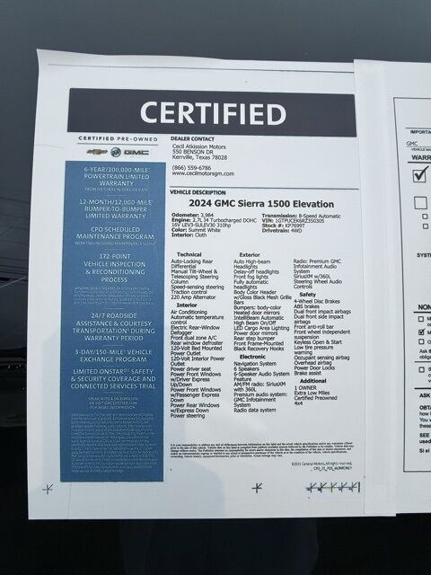 2024 GMC Sierra 1500 Elevation Kerrville TX