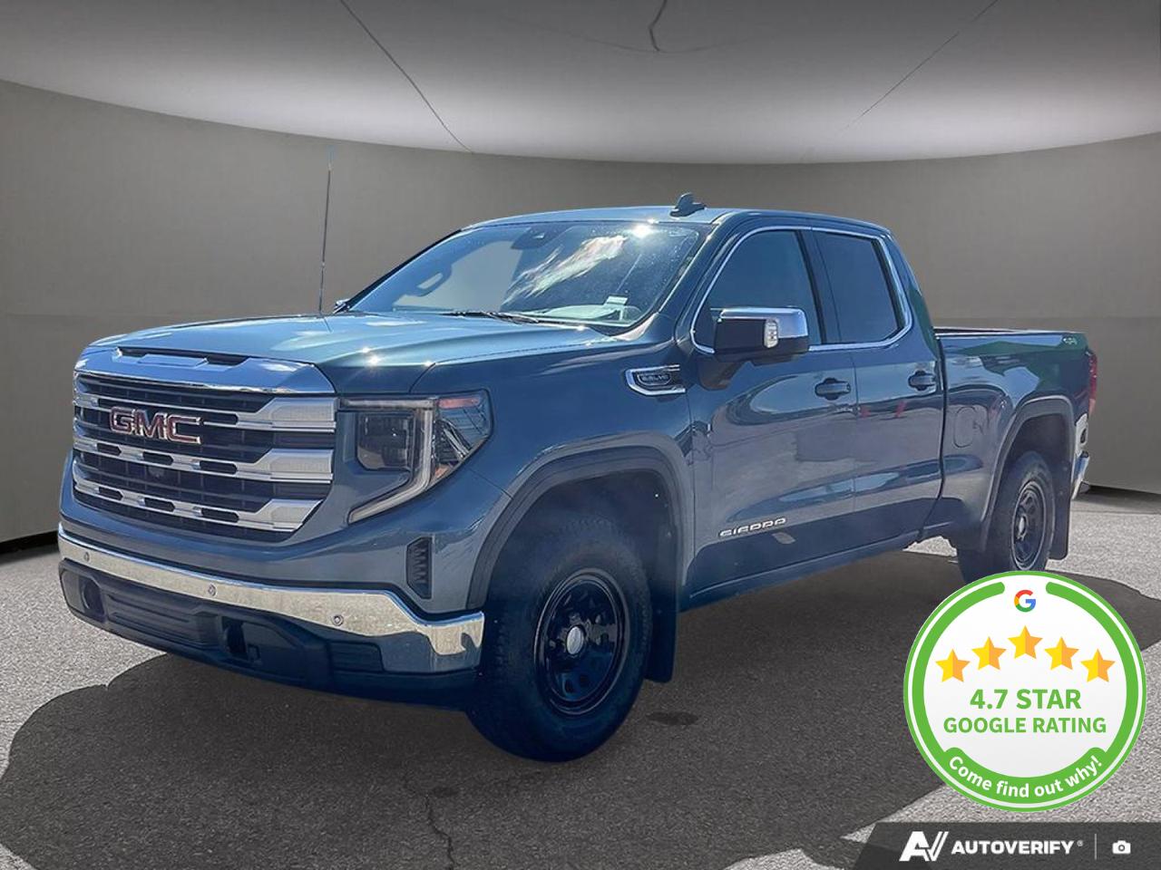 Blue 2024 GMC Sierra 1500 Pickup Truck Four-Wheel Drive