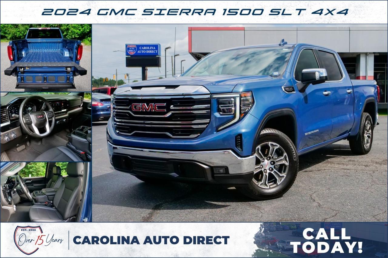 2024 GMC Sierra 1500 SLT 4X4 / Heated Seats / 5.3L V8 / Multipro Tailgate! Lincolnton NC