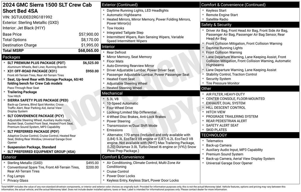 2024 GMC Sierra 1500 SLT