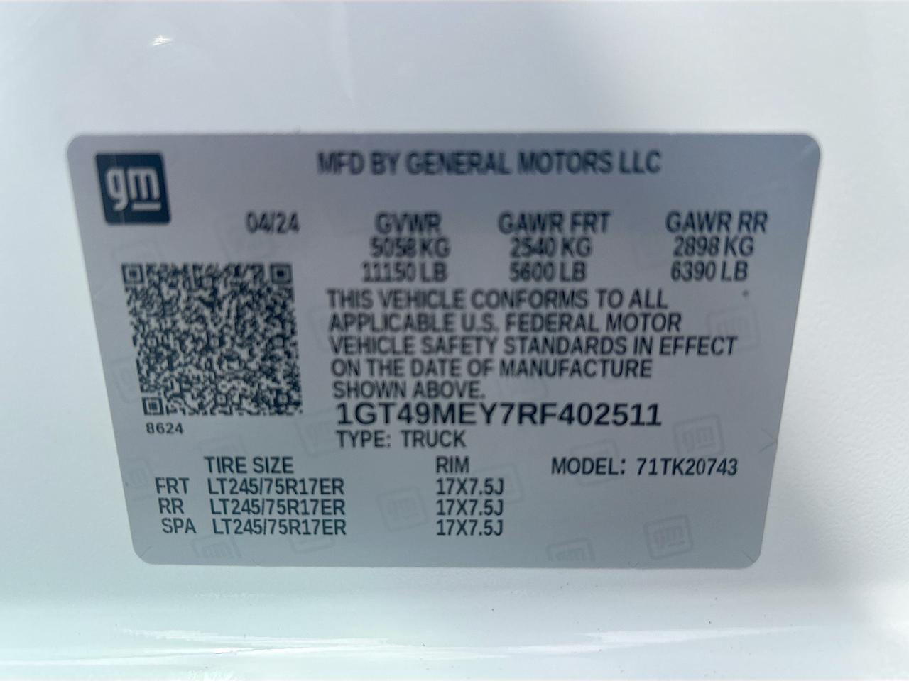 2024 GMC Sierra 2500HD 4WD Crew Cab SLE Venice FL