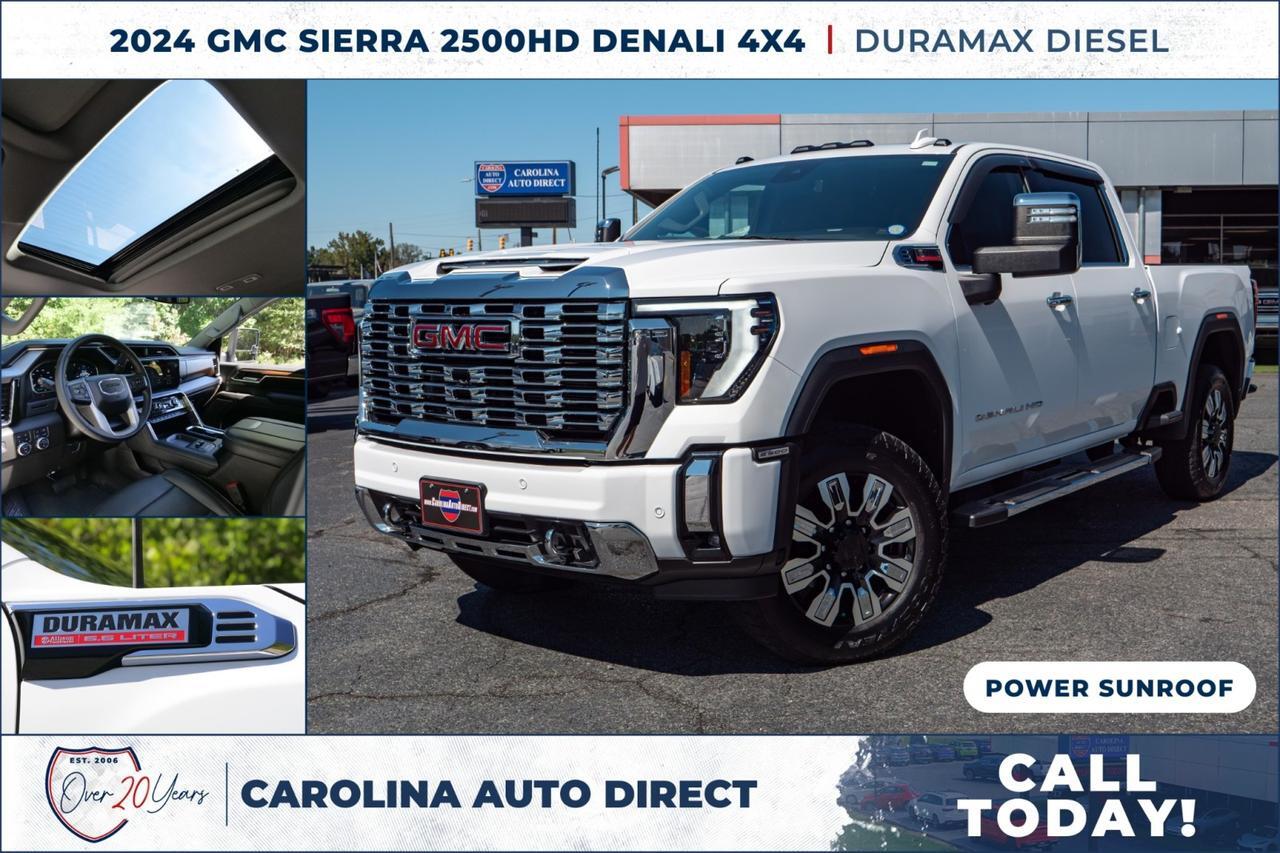 2024 GMC Sierra 2500HD Denali 4X4 / Duramax Diesel / Power Sunroof