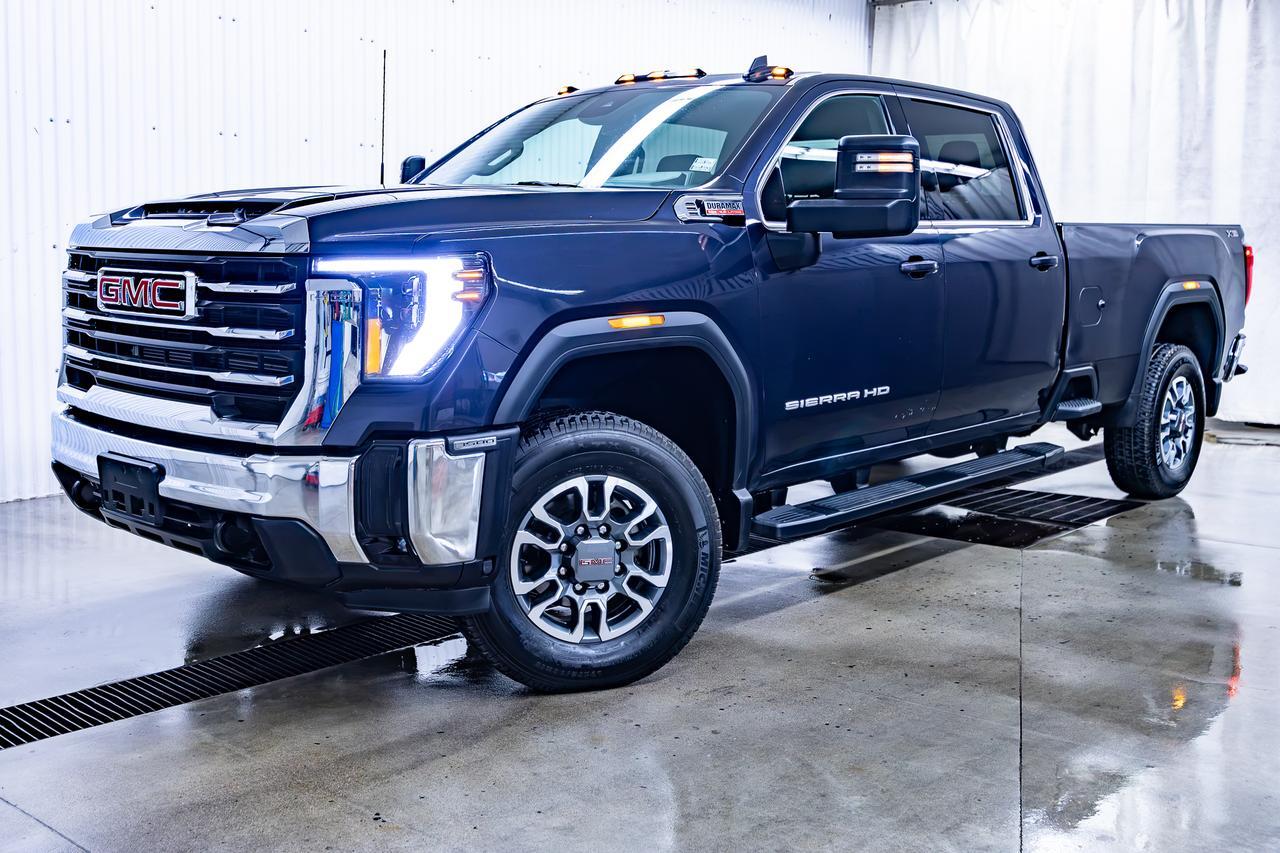 2024 GMC Sierra 3500HD 4x4 CREW CAB LONG BOX SLE DIESEL NAV BCAM PSEAT Red Deer AB