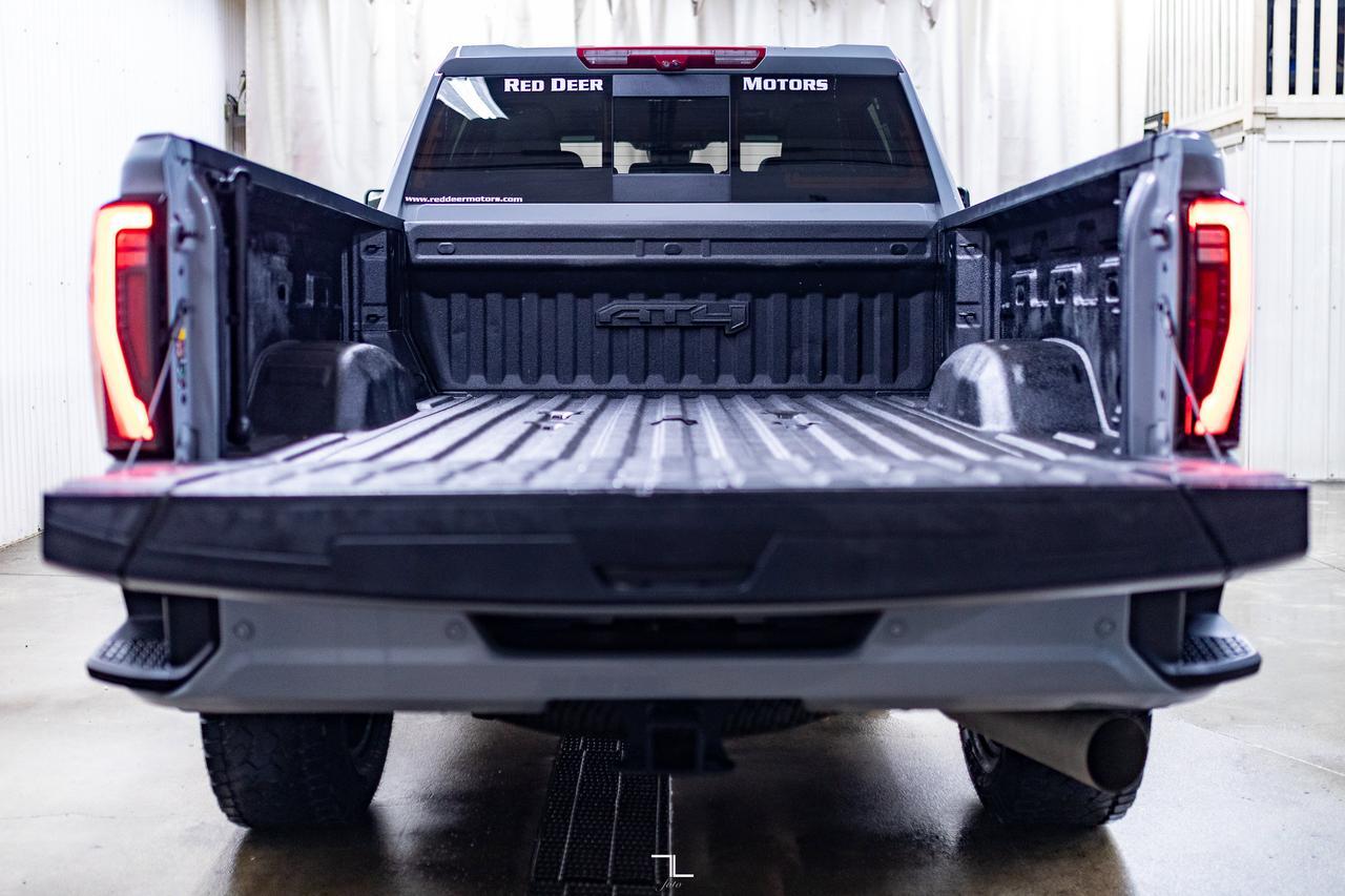 2024 GMC Sierra 3500HD 4x4 Crew Cab AT4 Diesel Leather Roof Nav BCam Red Deer AB