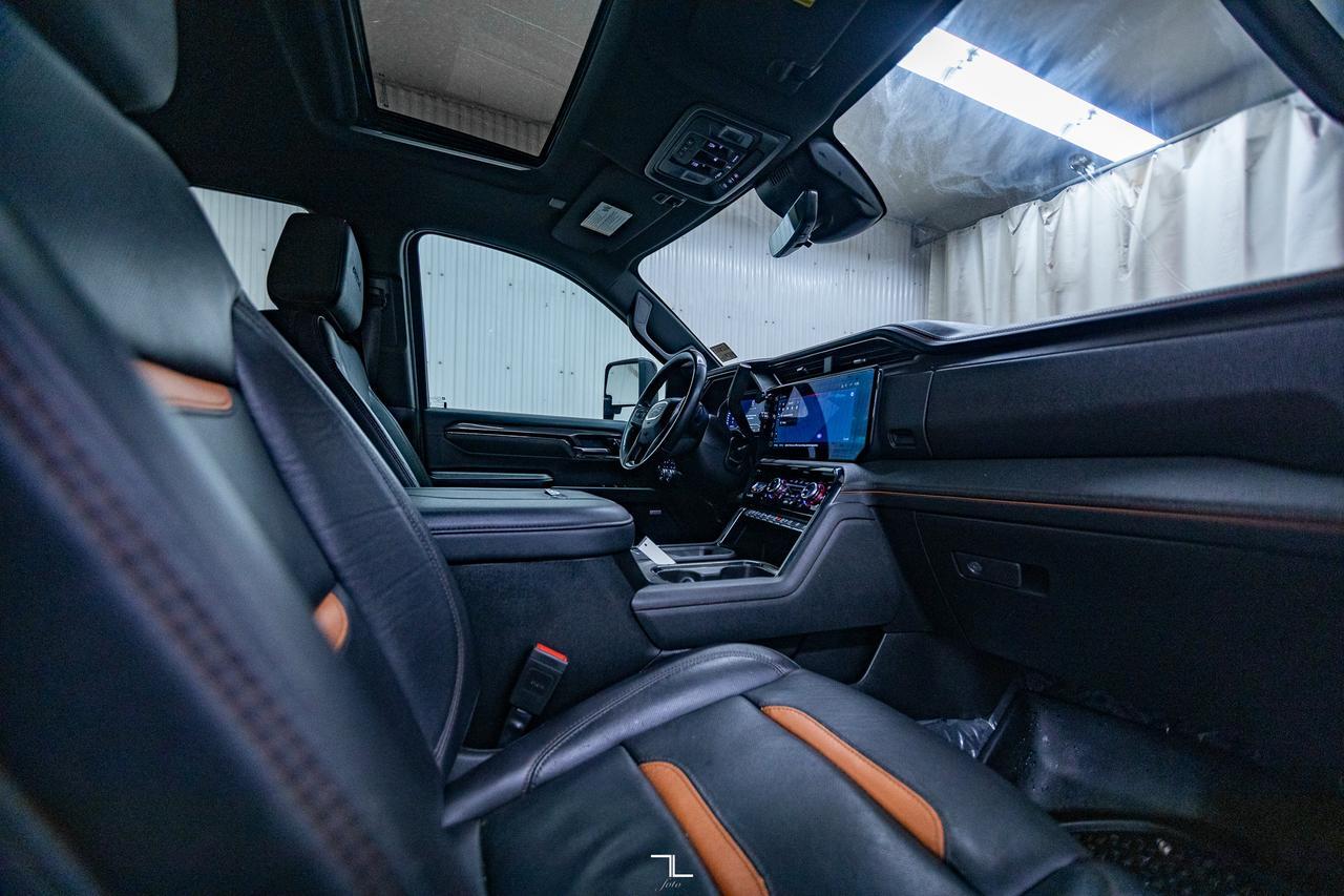 2024 GMC Sierra 3500HD 4x4 Crew Cab AT4 Diesel Leather Roof Nav BCam Red Deer AB