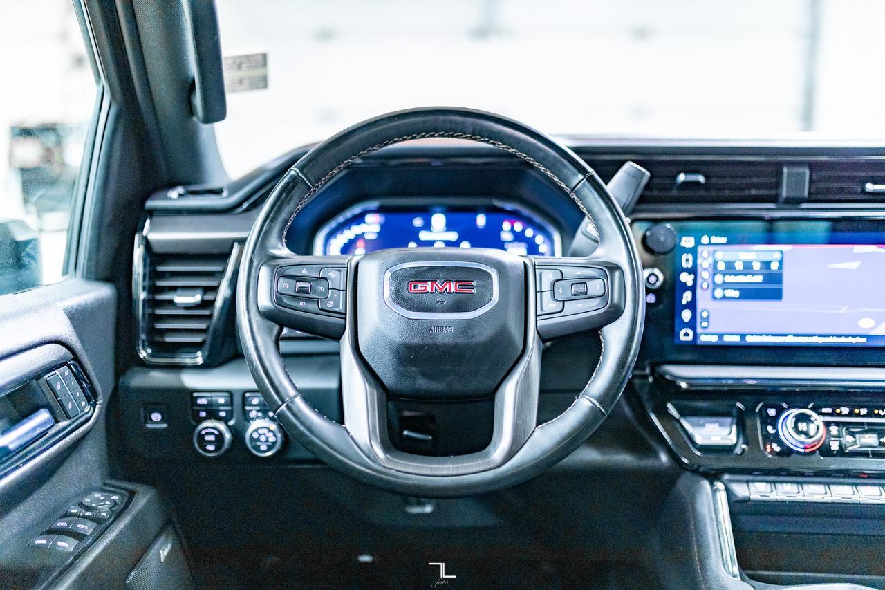 2024 GMC Sierra 3500HD 4x4 Crew Cab AT4 Diesel Leather Roof Nav BCam Red Deer AB