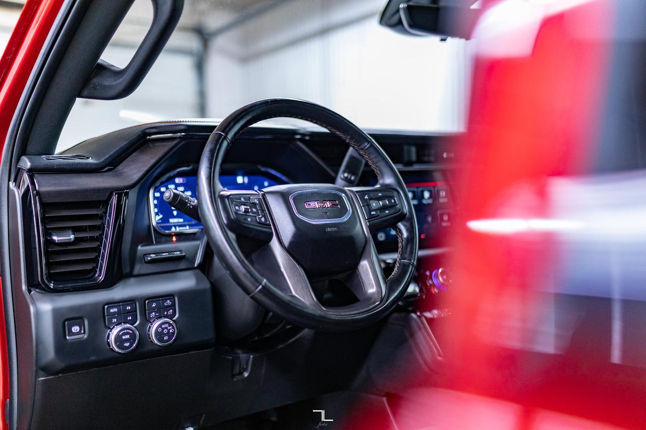 2024 GMC Sierra 3500HD 4x4 Crew Cab AT4 Diesel Leather Roof Nav BCam Red Deer AB