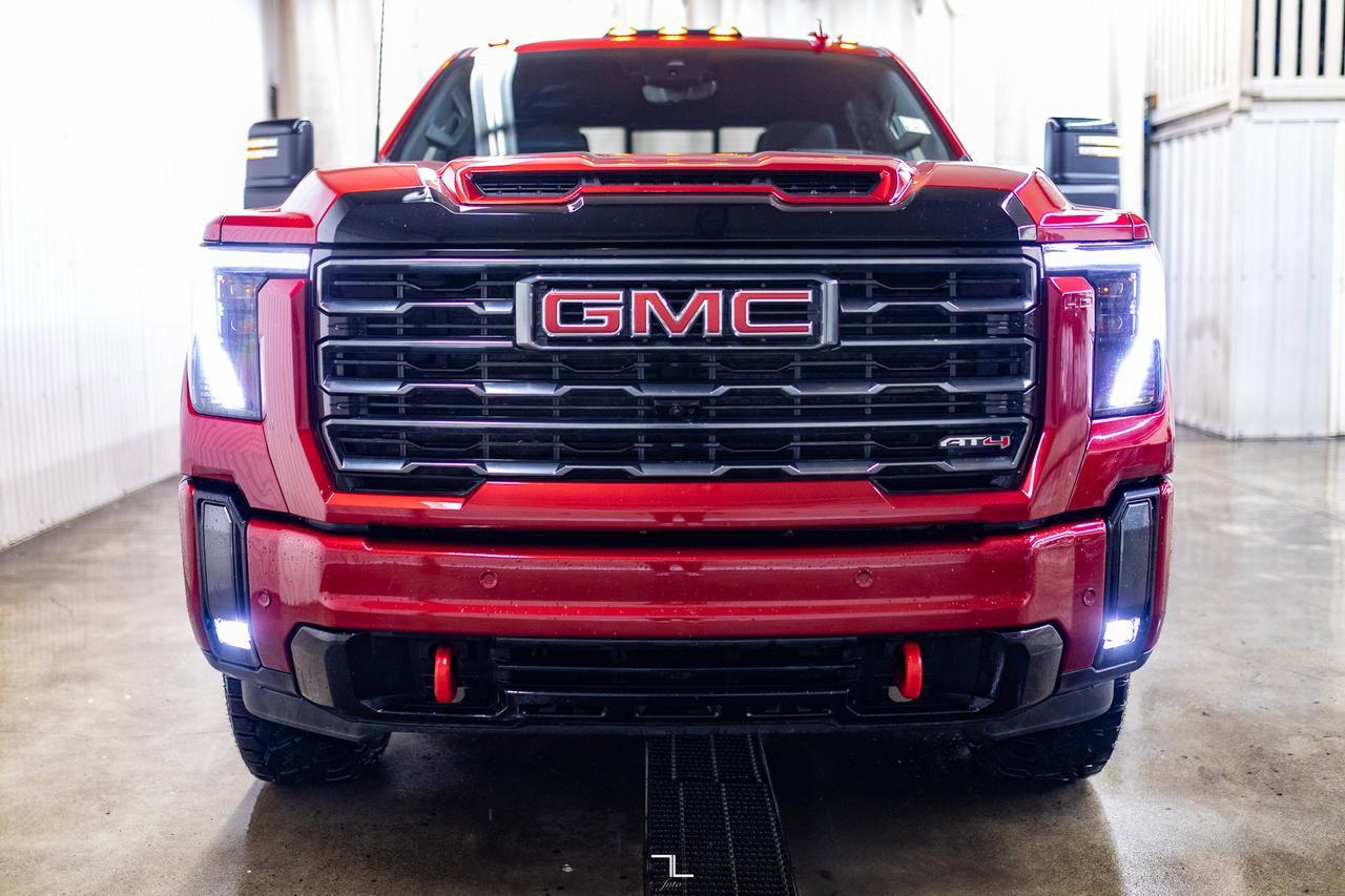 2024 GMC Sierra 3500HD 4x4 Crew Cab AT4 Diesel Leather Roof Nav BCam Red Deer AB