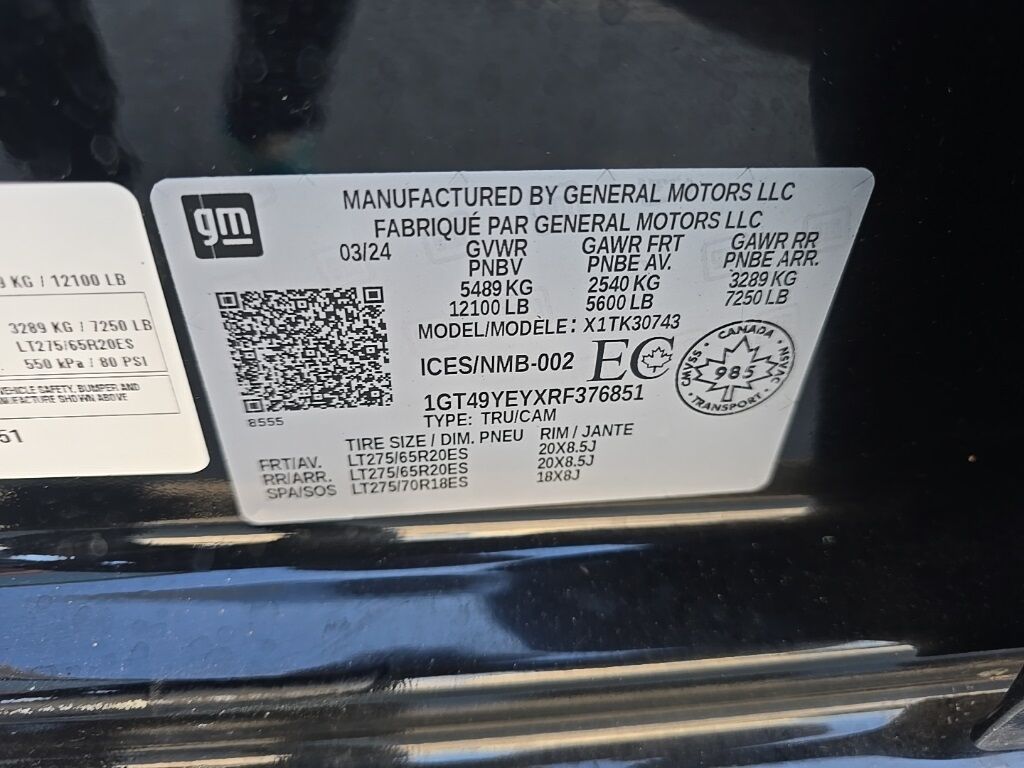 2024 GMC Sierra 3500HD 4x4 Crew Cab Denali Ultimate SRW Fond du Lac WI