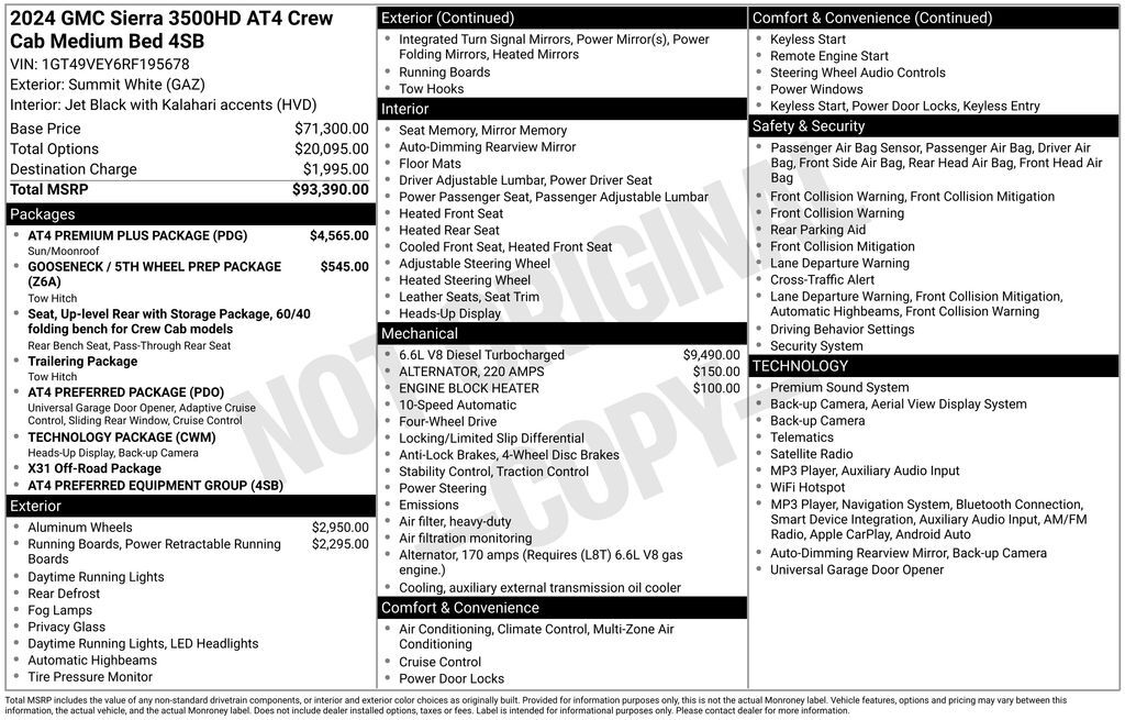 2024 GMC Sierra 3500HD AT4