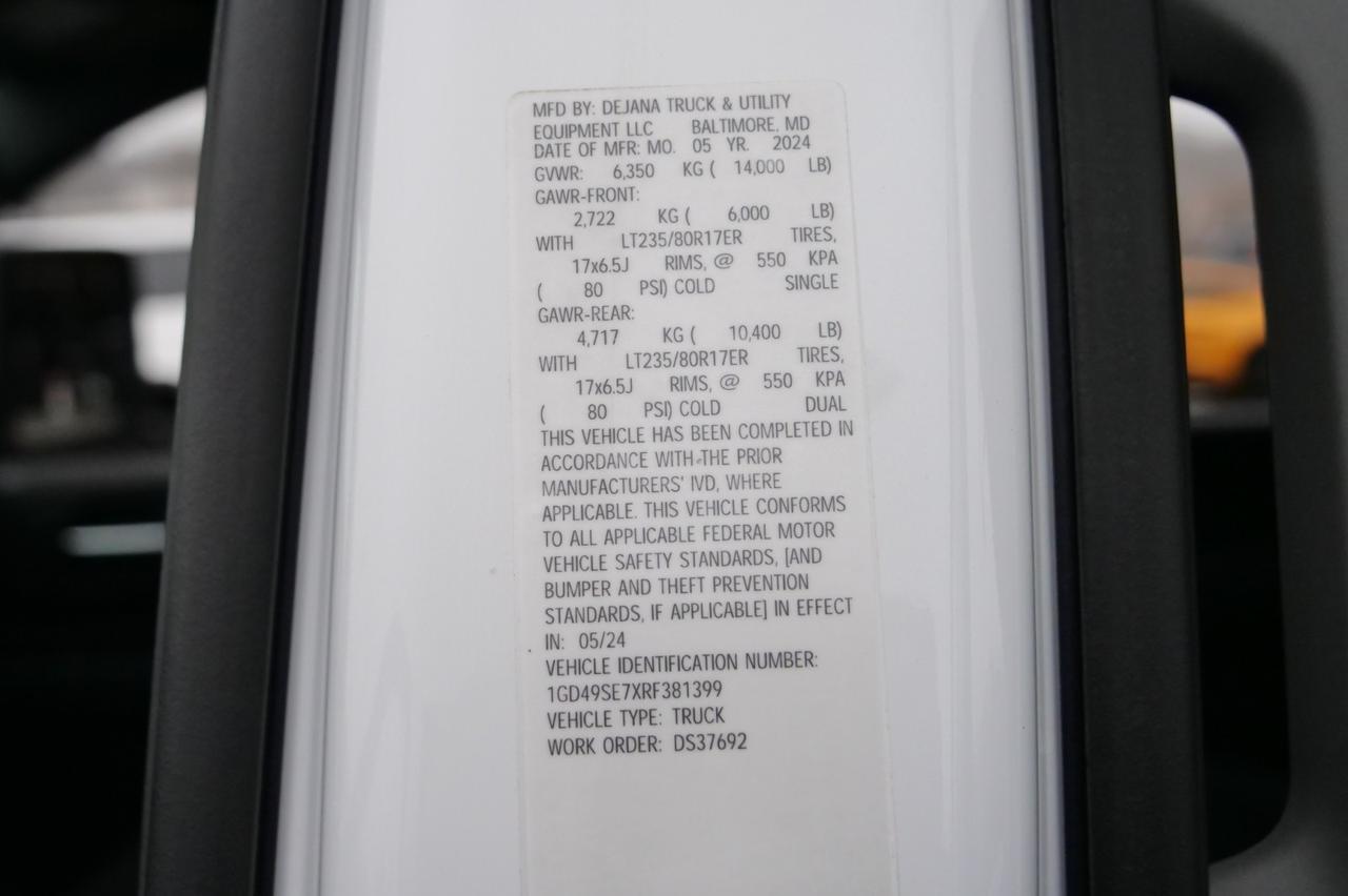 2024 GMC Sierra 3500HD Pro 4X4 / DRW / Dejana DynaPro Dump Bed / 6.6L V8! Lincolnton NC