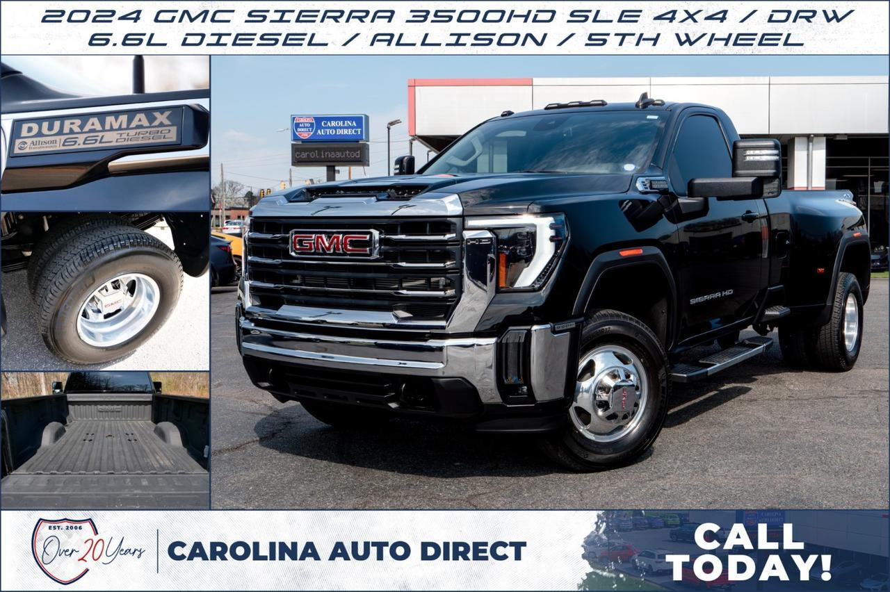 2024 GMC Sierra 3500HD SLE 4X4 / DRW / 6.6L Diesel / Allison / 5th Wheel!