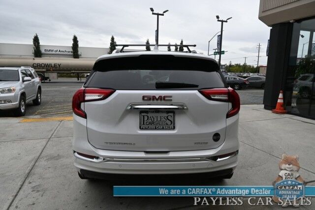 2024 GMC Terrain Denali / AWD / Tech & Premium Pkg / Auto Start / Heated & Cooled Leather Seats / Heated Steering / NAV / Bose / Adaptive Cruise / Lane Depart & Blind Spot / Alert / Apple CarPlay & Android Auto / 1-Owner Anchorage AK