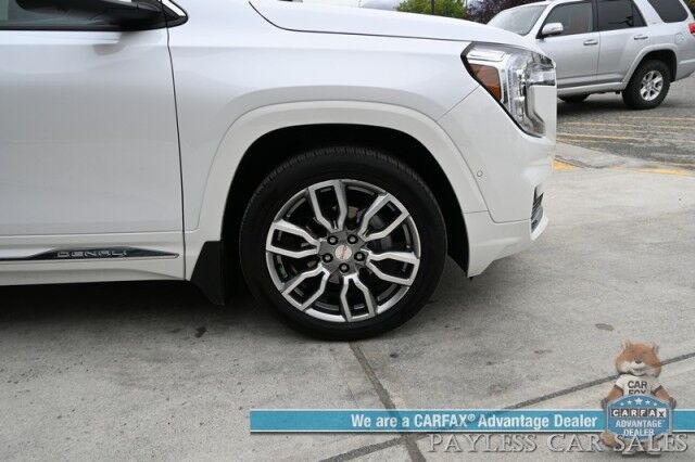 2024 GMC Terrain Denali / AWD / Tech & Premium Pkg / Auto Start / Heated & Cooled Leather Seats / Heated Steering / NAV / Bose / Adaptive Cruise / Lane Depart & Blind Spot / Alert / Apple CarPlay & Android Auto / 1-Owner Anchorage AK